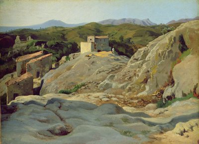Un pueblo en las montañas de Louis Gurlitt